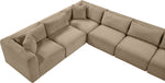 Shaggy - Fabric 9 Piece Modular U-Shaped Sectional