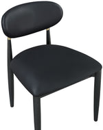 Riccio - Dining Side Chair (Set of 2) - Black And Gold Frame