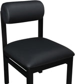 Roundhill - Faux Leather Dining Chair (Set of 2) - Black Frame