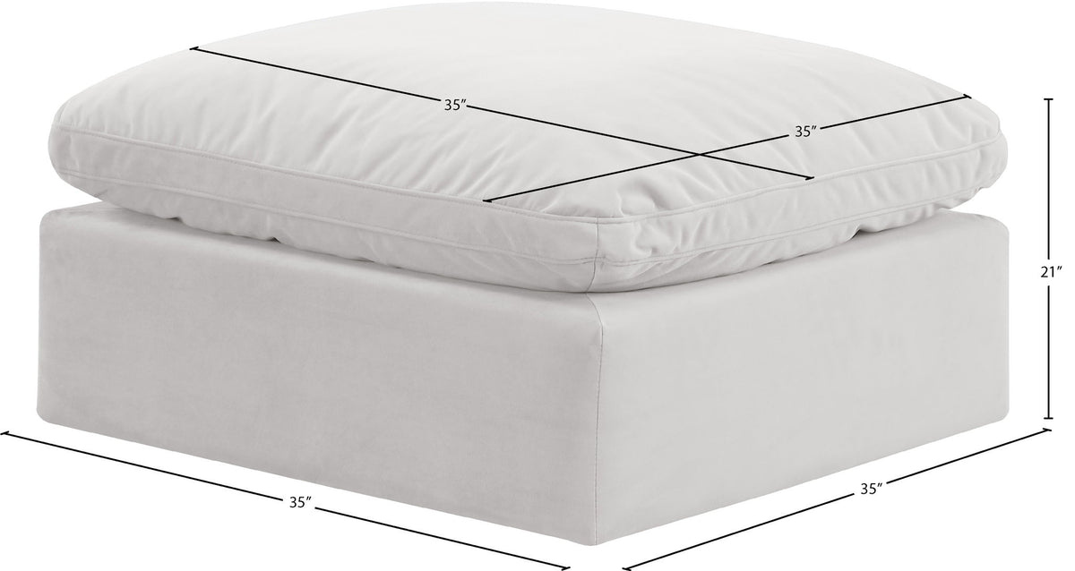Indulge - Velvet Ottoman
