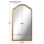 Jolene - Arch Mirror - Gold