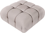 Orin - Velvet Performance Fabric Upholstered Modular Ottoman