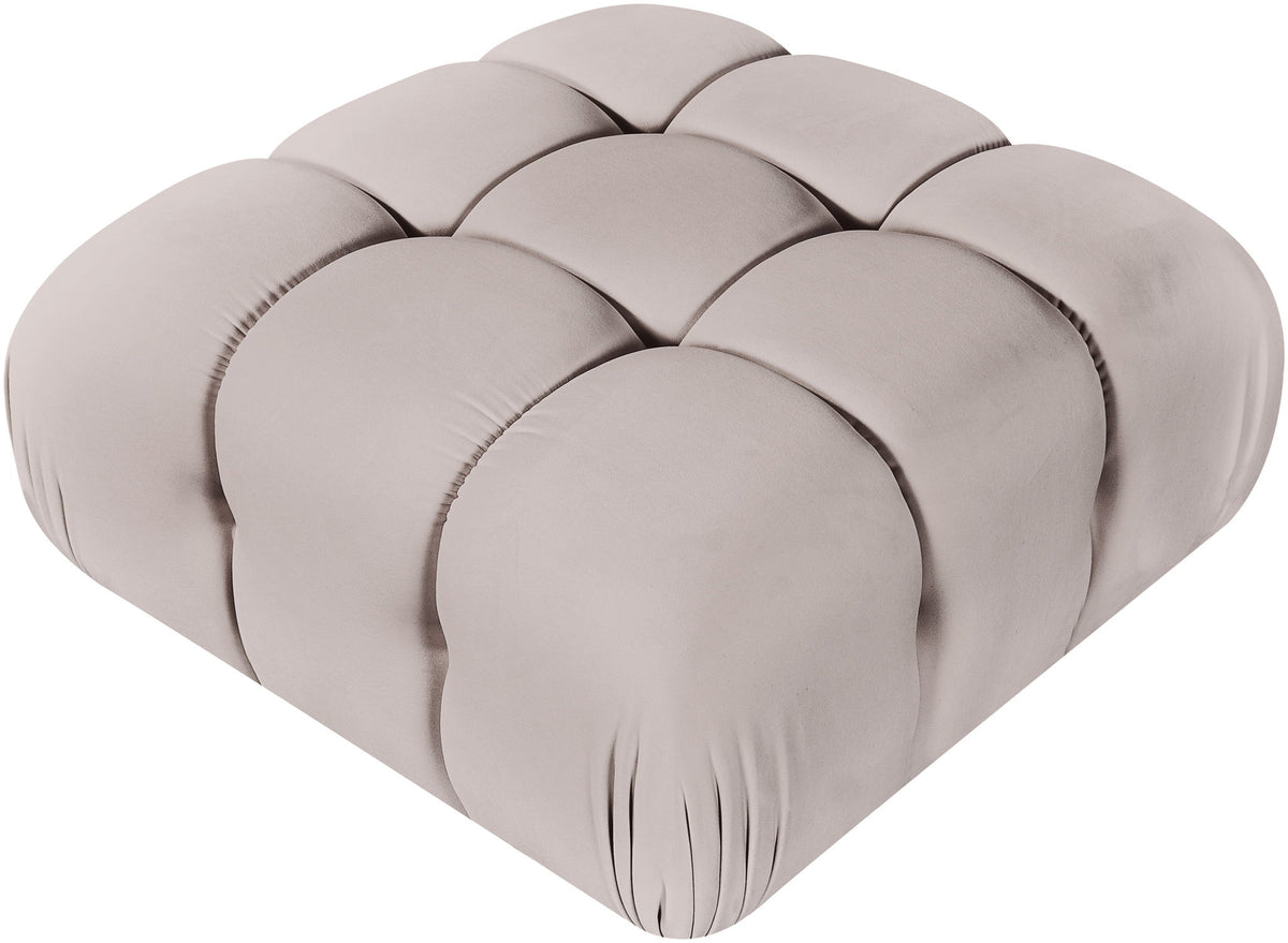Orin - Velvet Performance Fabric Upholstered Modular Ottoman