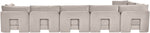Hammond - Velvet Performance Fabric Upholstered 6 Piece L-Shaped Sectional