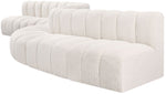 Arc - Boucle Fabric 8 Piece Curved Modular Sofa