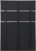 Adam - Chenille Fabric Bed With 89" Headboard