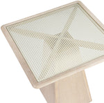 Atrium - Glass Top And Wood Base Dining Table