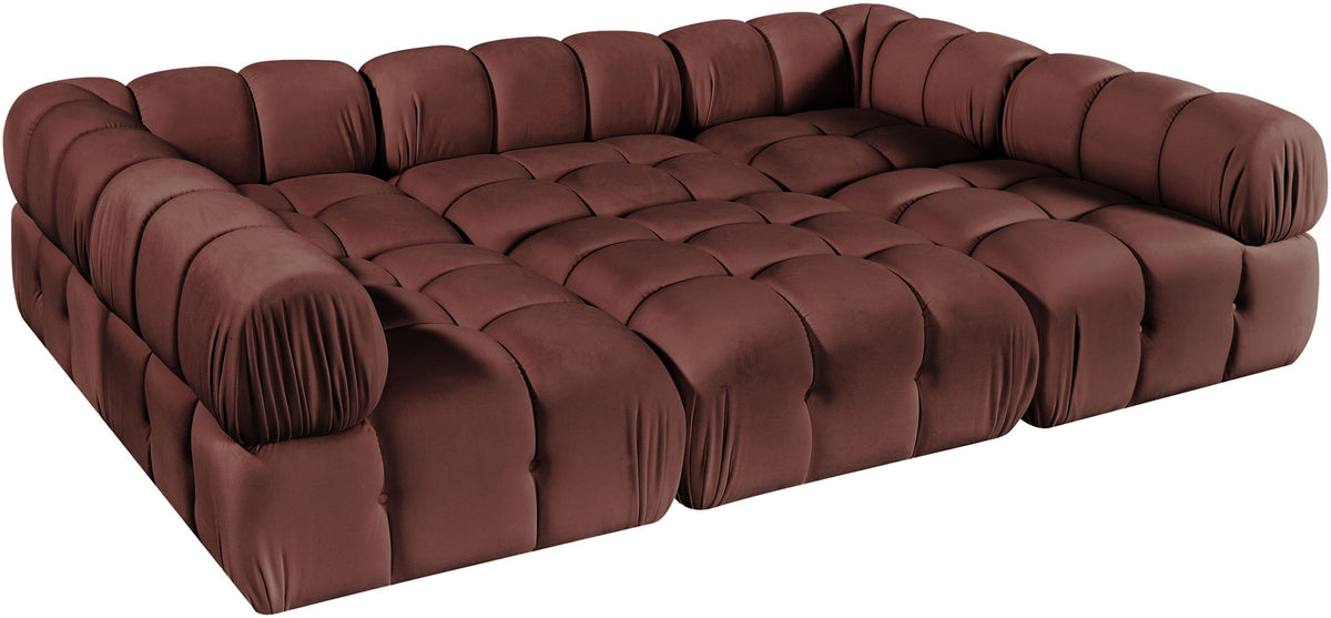 Orin - Velvet 6 Piece Modular Sectional