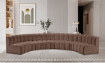Arc - Faux Leather 7 Piece U-Shaped Modular Sofa