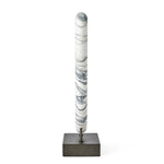 Double Vision - Sculpture - Black / Bronze / White