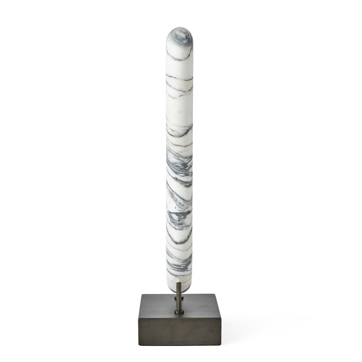 Double Vision - Sculpture - Black / Bronze / White