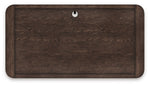 Breckington - Home Office Desk - Dark Brown