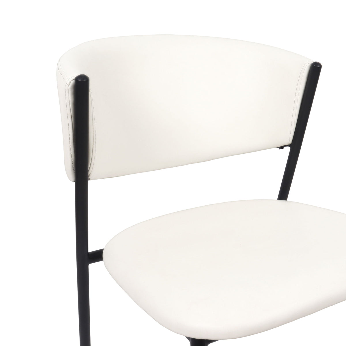 Manhattan Drift - Vegan Leather Metal Side Chair (Set of 4)