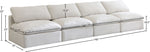 Plush - Modular Armless 4 Seat Sofa