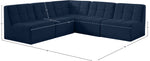 Relax - 5 Piece Modular Sectional