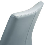 Elyza - Full Back Top Grain Leather Upholstered Wood Dining Chairs (Set of 2)