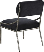 Bastille - Upholstered Dining Side Chair (Set of 2) - Silver Frame
