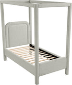 Salina - Linen Textured Fabric Upholstered Bed