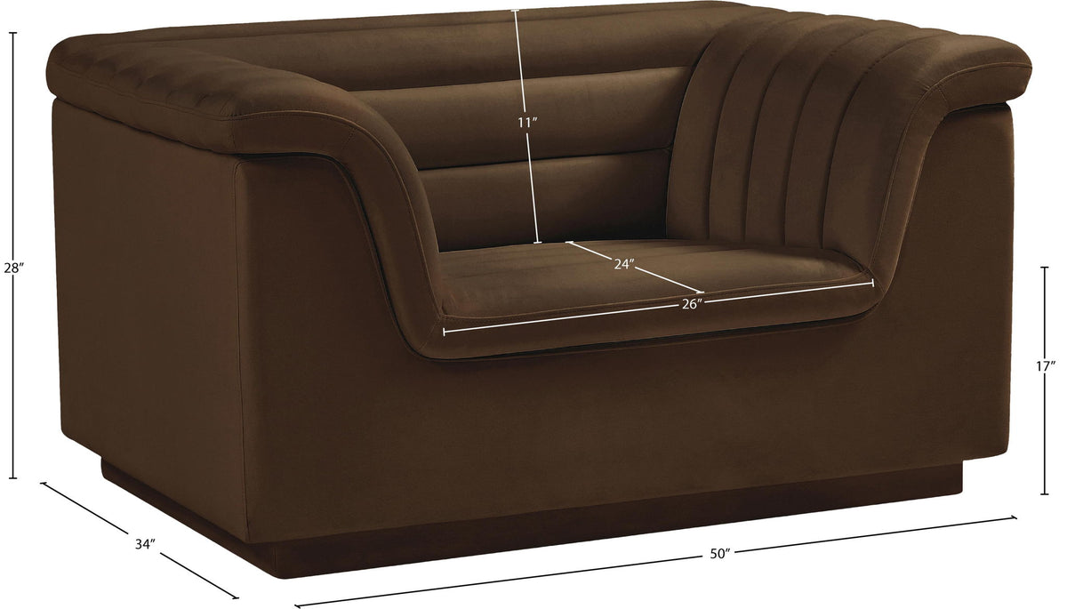 Cascade - Velvet Chair