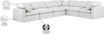 Indulge - Faux Leather 6 Piece Modular Corner Sectional