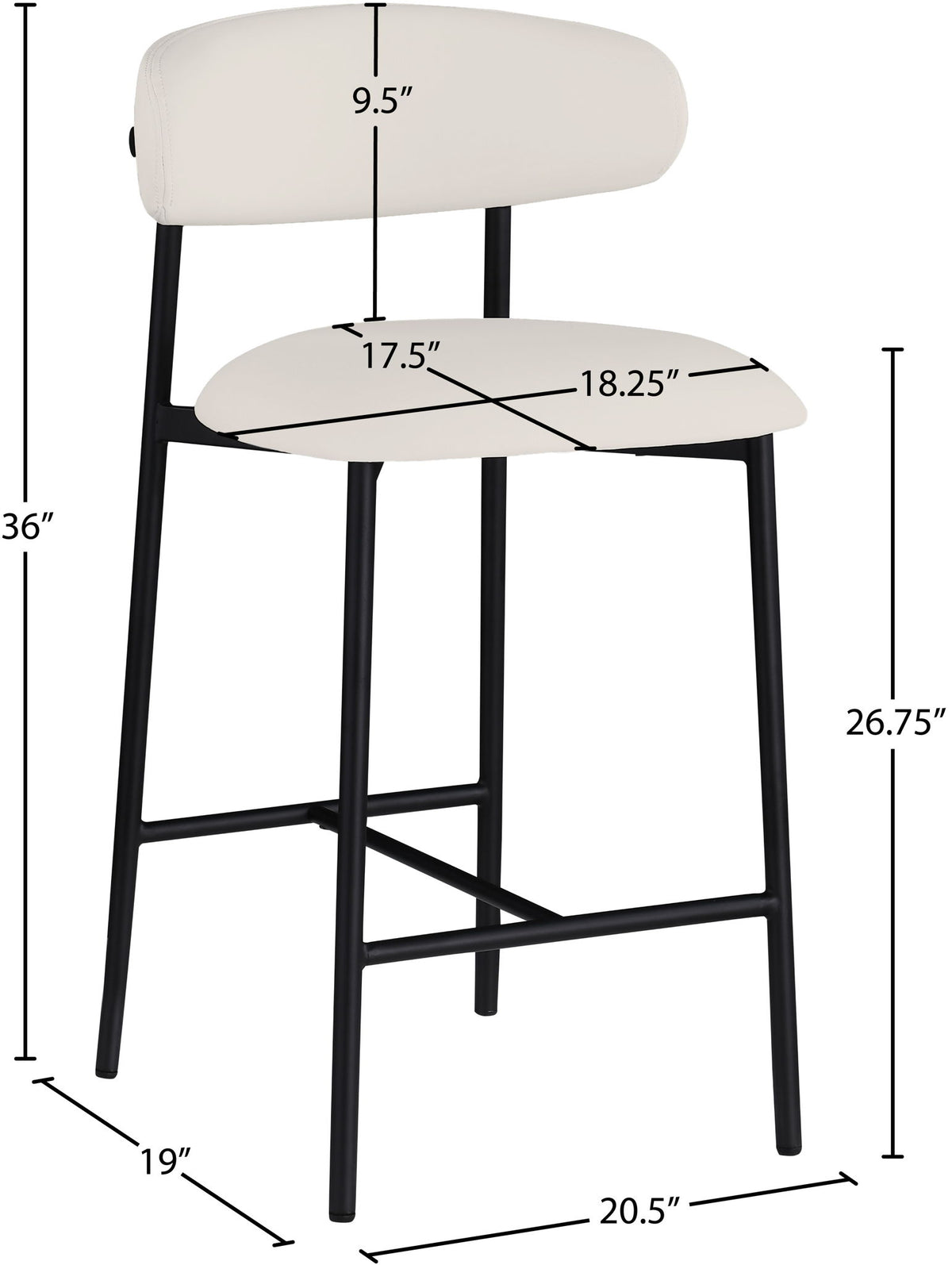 Lupita - Counter Stool (Set of 2)