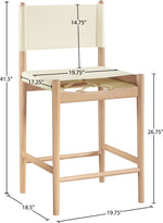 Rawlins - Counter Stool - Natural Frame