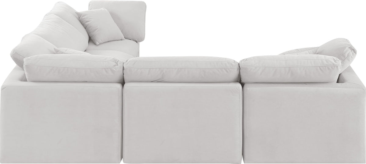 Indulge - Velvet 5 Piece Modular Corner Sectional