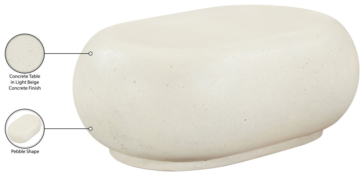 Pebble - Concrete And Fiberglass Coffee Table