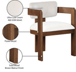 Sacha - Velvet Dining Chair With Brown Base (Set of 2)