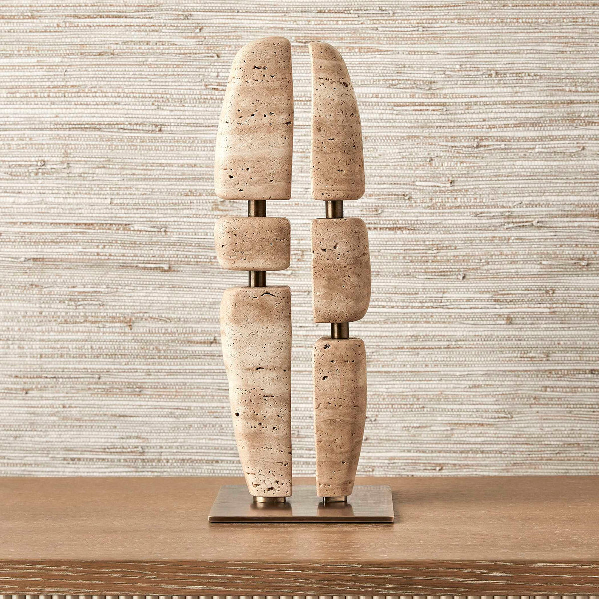 The Conversation - Sculpture - Beige