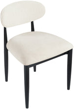 Riccio - Fabric Dining Side Chair (Set of 2) - Black Frame