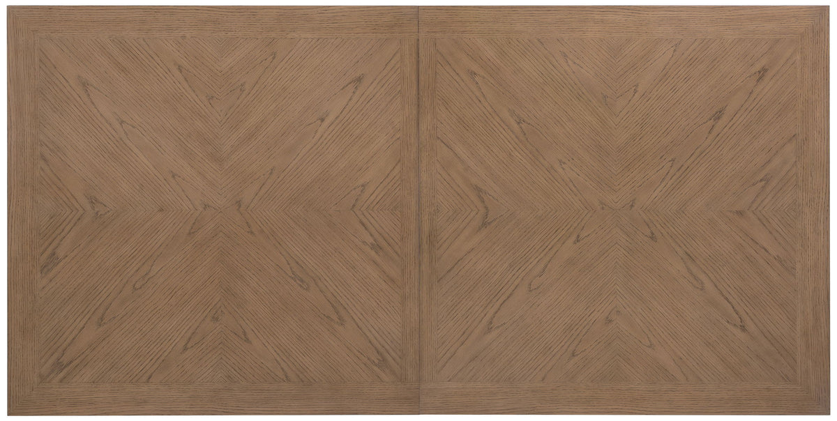 Sonnet - Rectangular Dining Table With One 18" Leaf - Dark Gray / Light Brown