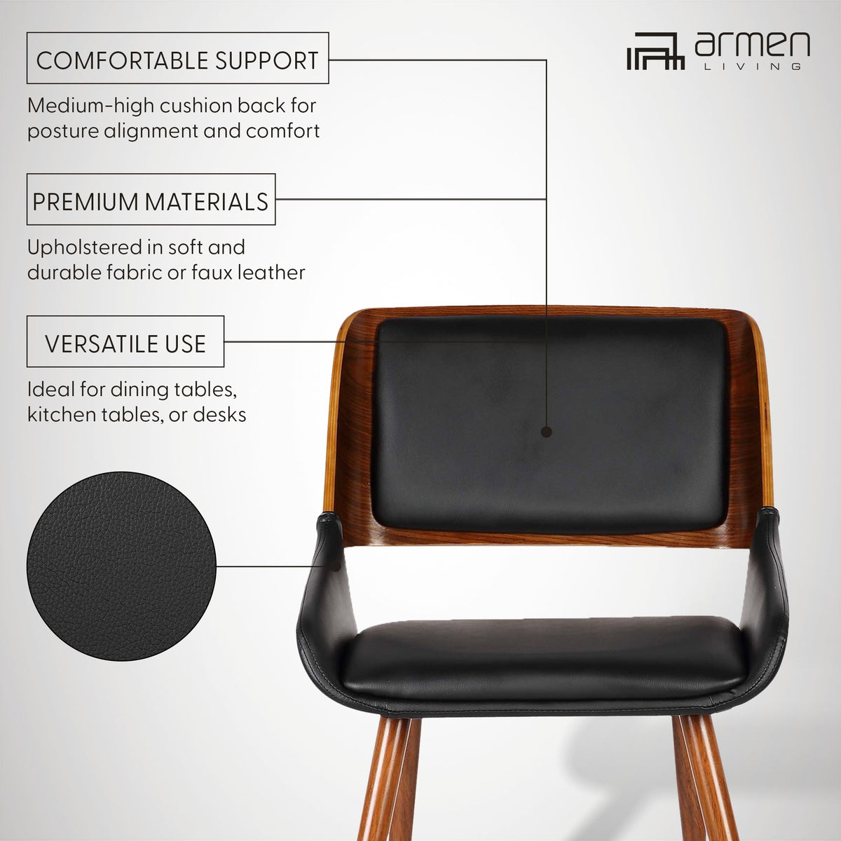 Panda - Mid-Century Dining Chair