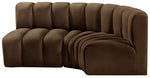 Arc - Velvet 3 Piece Sofa