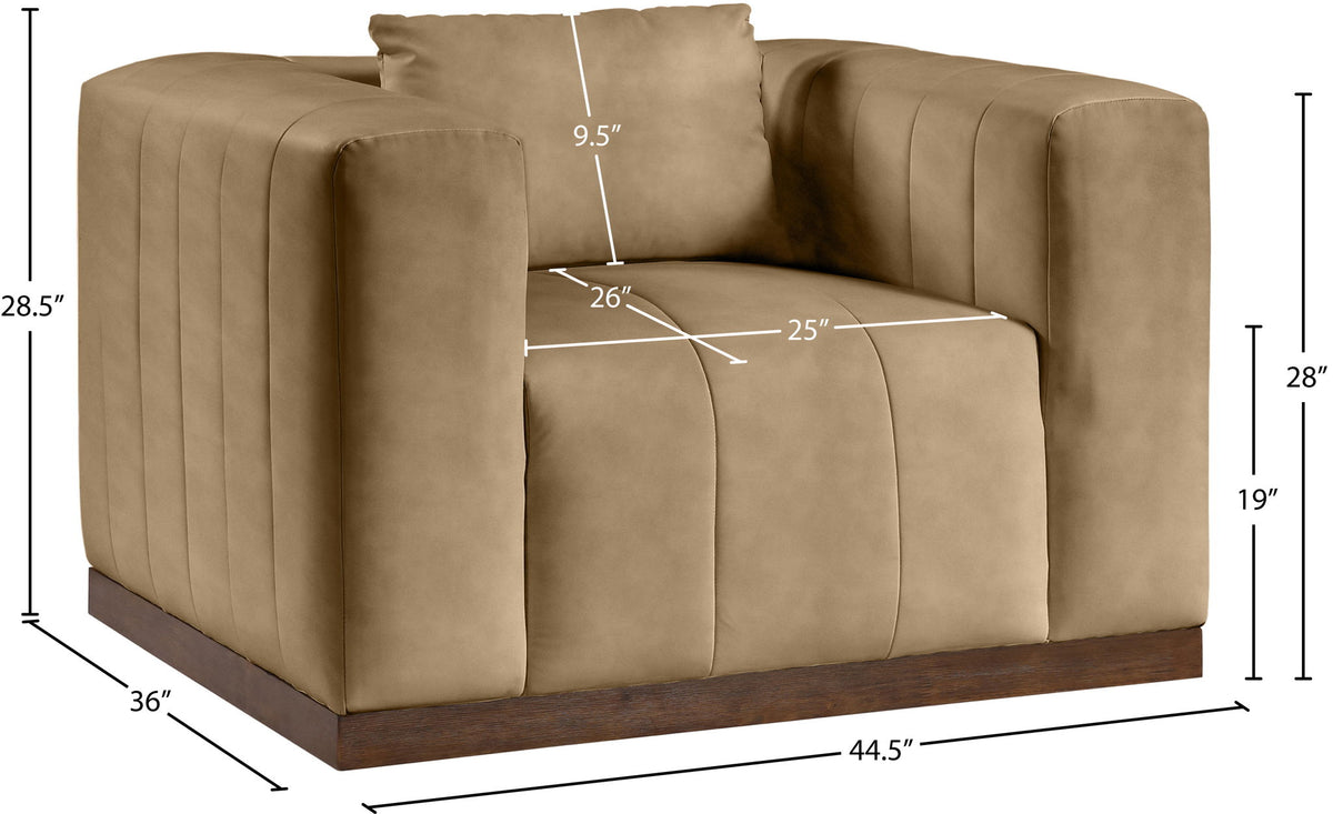 Mallina - Chair - Tan