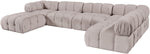 Orin - 6 Piece Modular Sectional (3 Modular Chairs, 2 Corner Chairs & Ottoman)