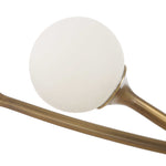 Flurry - 19 Light Pendant - Brass / White