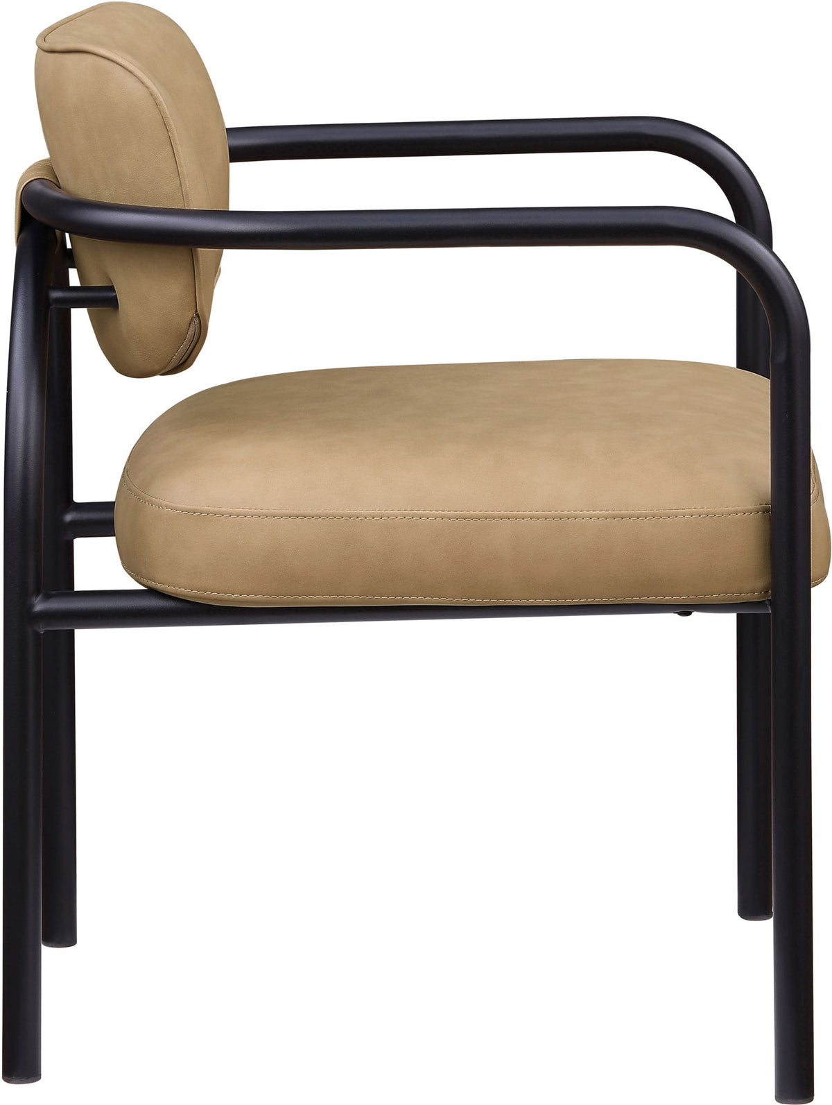 Serava - Vegan Leather Upholstered Dining Chair (Set of 2) - Tan