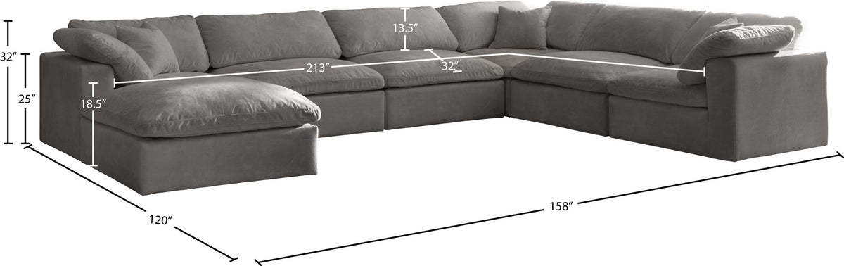 Cozy - 7 Piece Modular Sectional