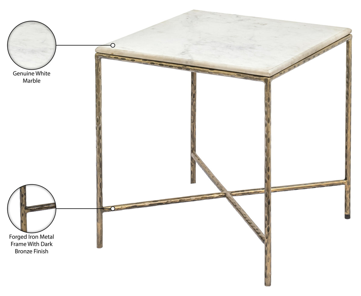 Valen - Marble And Iron Table
