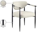 Virella - faux Leather Upholstered Dining Chair (Set of 2) - Black Base
