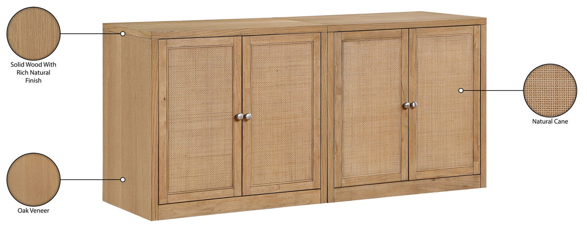 Vero - Solid Wood And Oak Venee Sideboard/Buffet