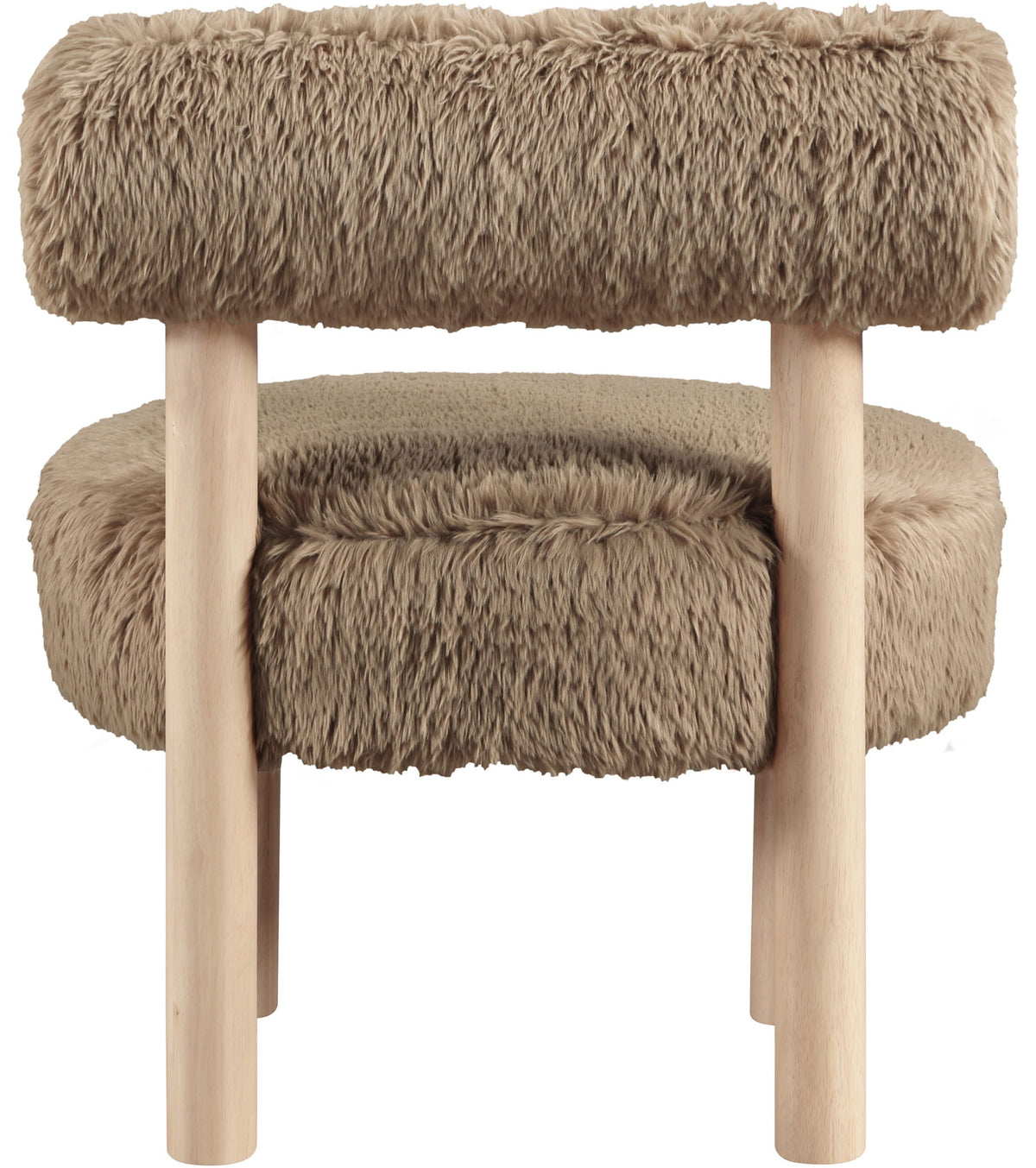 Ambre - Shearling Fabric Accent Chair