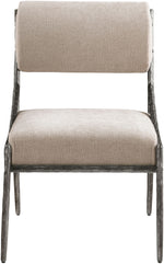 Bastille - Upholstered Dining Side Chair (Set of 2) - Silver Frame