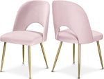 Logan - Dining Chair (Set of 2) - Gold Legs