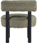 Ambre - Vegan Shearling Fabric Upholstered Accent Chair