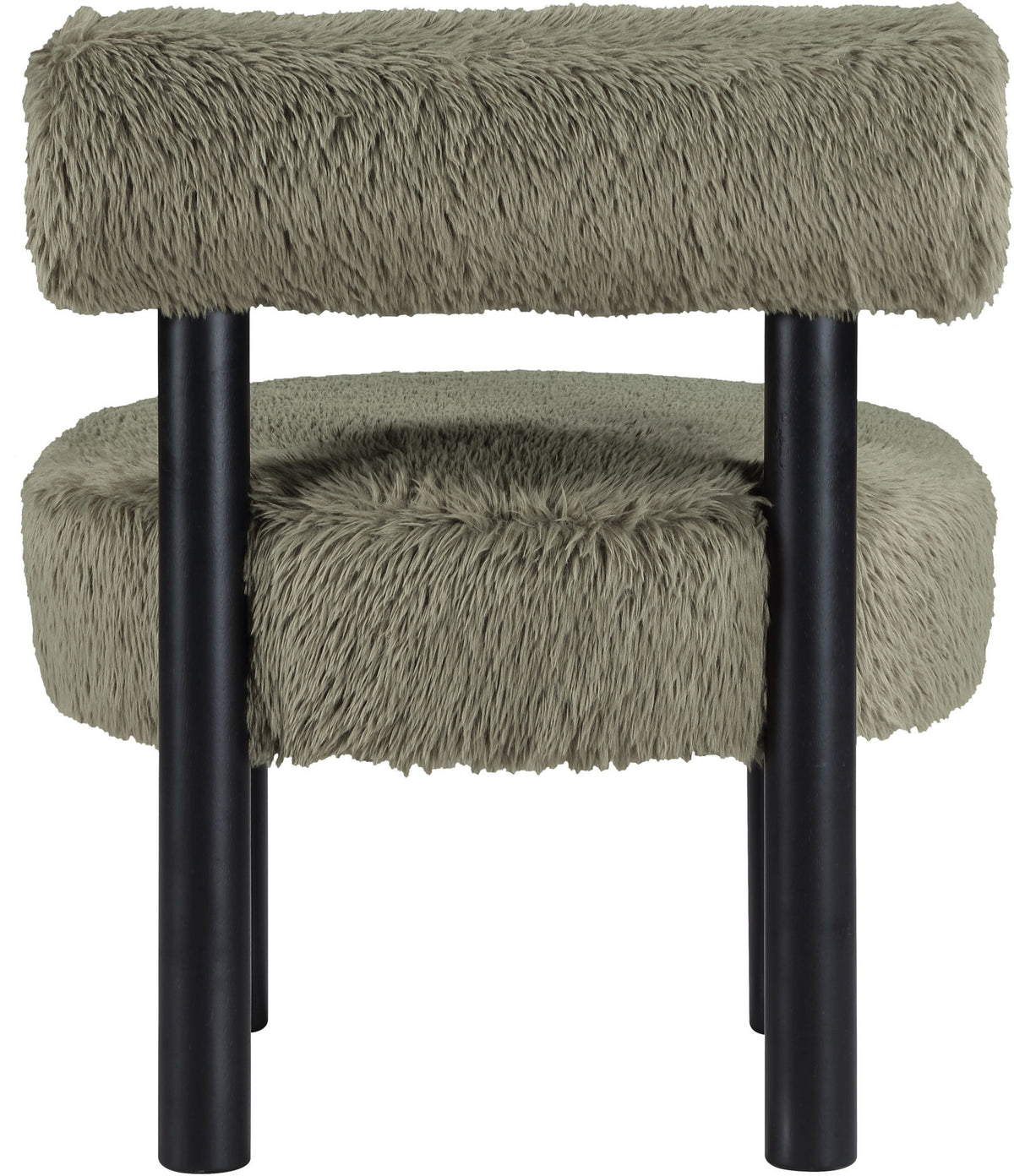 Ambre - Vegan Shearling Fabric Upholstered Accent Chair