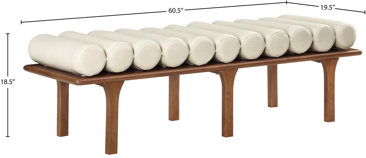Landon - Bench With Brown Base