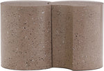 Dimple - 2 Piece Modular End Table - Terazzo Finish