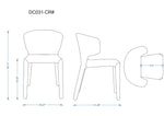 Manhattan Conrad - Vegan Leather Dining Chair (Set of 2)